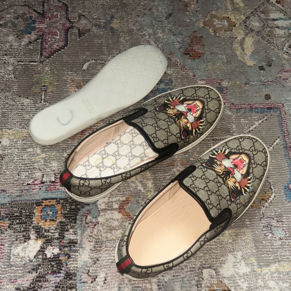 Gucci Loafers Angry Cat design - Picture 2 of 10